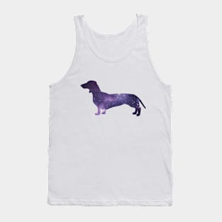 galaxy dachshund Tank Top